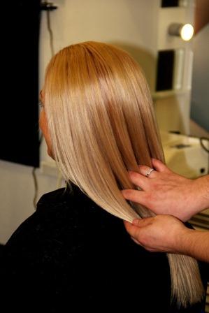 керапластика волос в салоне красоты Эдуард Рублевский